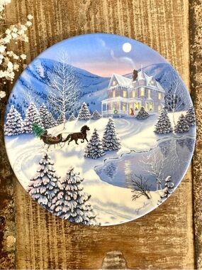 1991 “I’ll be Home for Christmas” WL George Decorative Plate